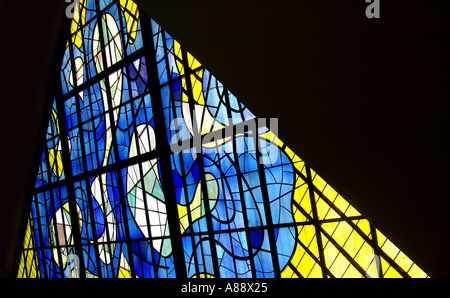 gefärbten Lass Fenster Liverpool Cathedral Stockfoto