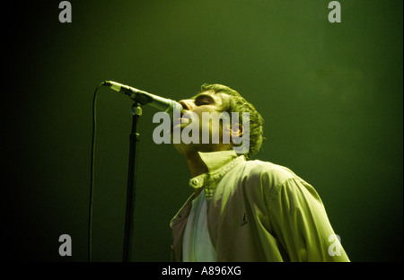 Oase in Birmingham live spielen Liam Gallagher Stockfoto