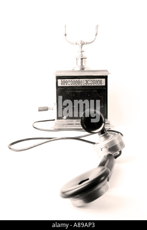 Altes Telefon (1900) Stockfoto