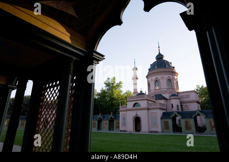 Türkische Moschee Gründen Schloss Schwetzingen, Baden-Württemberg, Deutschland Stockfoto