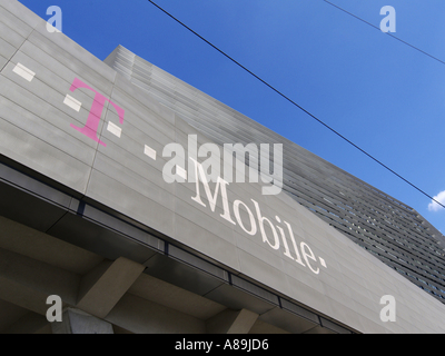 Wien, T-Mobile Gebäude, T-Center St. Marx, Architektur Consult ZT (Domenig, Eisenk÷ck, Peyker) Stockfoto