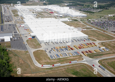 Alabama BIBB County, Vance, Mercedes Benz, deutsche SUV-Produktionsstätte, Luftaufnahme von oben, Ansicht, Besucher reisen Reise Tour Tourist tou Stockfoto