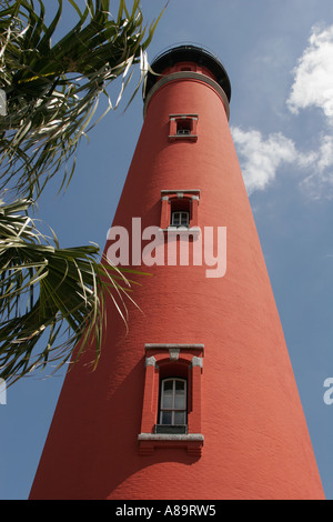 Daytonas Beach Florida, Ponce de Leon Inlet Water Lighthouse Museum, Geschichte, erbaut, gebaut 1887, zweithöchste US-Stadt, Besucher reisen auf Reisetour Stockfoto