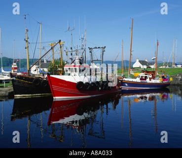 Crinan Canal Strathclyde Schottland Stockfoto