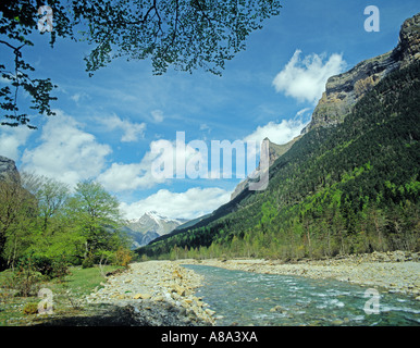 El Parque Nacional de Ordesa y Monte Perdido Huesca Provinz Spanien Stockfoto