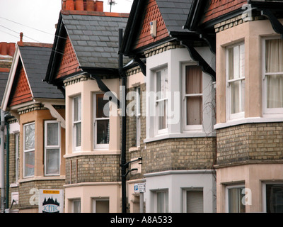 Häuserzeile Periode im Königreich Großbritannien Stockfoto