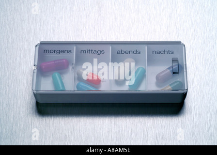 Tabletten Tabletten Kapseln Stockfoto