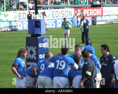 Aktion aus sechs Nationen entsprechen Irland vs. Italien Stockfoto