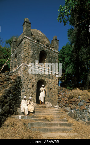 Narga Selassie Insel Kloster, Tana-See, Zege Halbinsel, Äthiopien Stockfoto