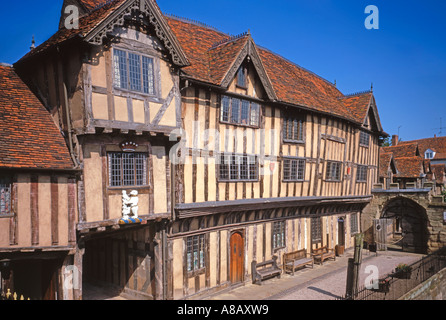 Lord Leycester Hospital, Warwick, Warwickshire, England Stockfoto