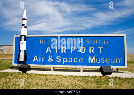 General Stafford Air Space Museum historische Route 66 Stadt Weatherford Oklahoma USA Stockfoto