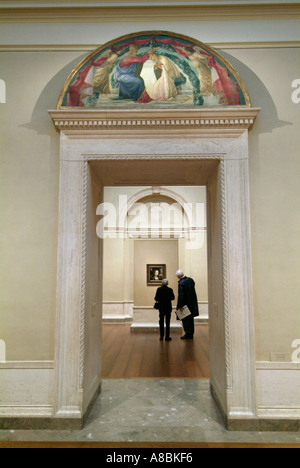 Die National Gallery of Art Arbeit von Leonardo Da Vinci Stockfoto