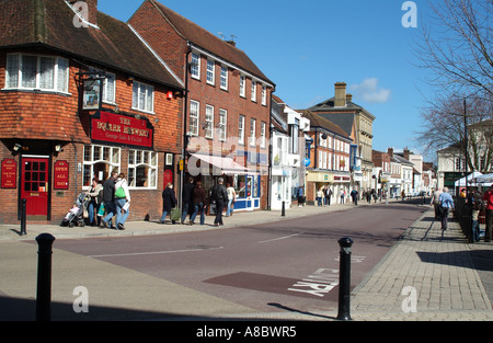 Petersfield Hampshire England Grossbritannien Südengland. Market Inn Pub auf der High Street Stockfoto