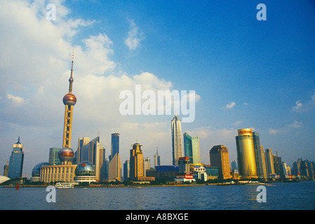 China Shanghai moderne Hochhäuser in pudong Stockfoto