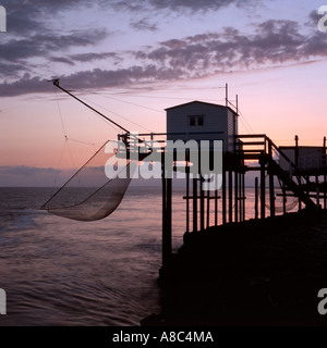 Fischerhütte St. Palais Sur Mer-Charente-Maritime-Frankreich Stockfoto