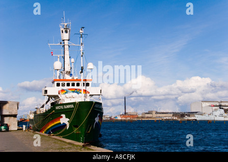 MV Arctic Sunrise vertäut in Kopenhagen Dänemark Stockfoto