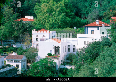 Portugal, Algarve: Blick in die thermische Dorf Caldas de Monchique Stockfoto