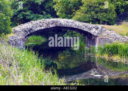 Harolds 14. Jahrhundert steinerne Brücke Waltham Abbey Essex UK Stockfoto