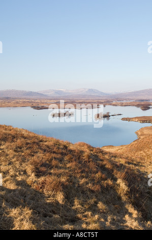 Norden über man Na h-Achlaise im schwarzen montieren Teil am Südende des Rannoch Moor südöstlich von Glencoe. Highlands, Schottland Stockfoto