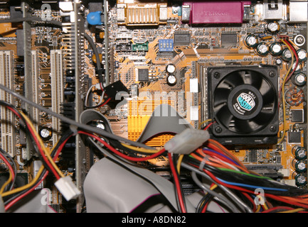 In einem Personal computer Stockfoto