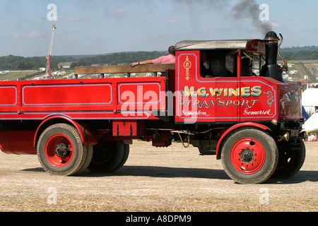 1927-Yorkshire Steam Wagon 'Yorkshire Lad' in Dorset Steam Fair, England, UK. Stockfoto