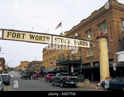 Schlachthöfe, Fort Worth, Dallas, Texas, USA Stockfoto