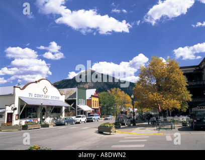 Crested Butte Stadt, Colorado, USA Stockfoto