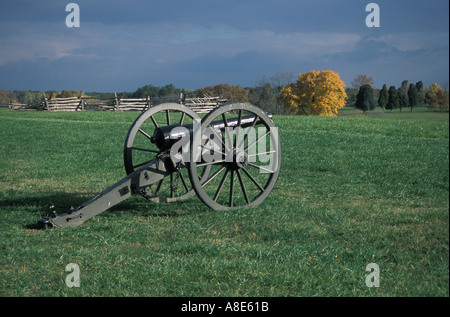 Schlachtfeld von Manassas, Virginia, wo die erste Schlacht am Bull Run und die zweite Schlacht am Bull Run während des US-Bürgerkriegs stattfanden. Stockfoto