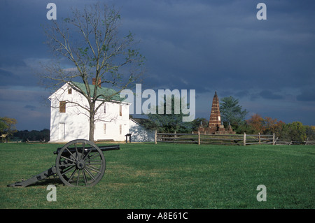 Schlachtfeld von Manassas, Virginia, wo die erste Schlacht am Bull Run und die zweite Schlacht am Bull Run während des US-Bürgerkriegs stattfanden. Stockfoto