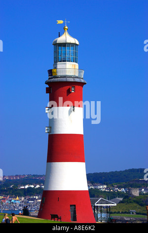 Plymouth Hacke, South Devon .de vor Smeatons Tower Leuchtturm Stockfoto