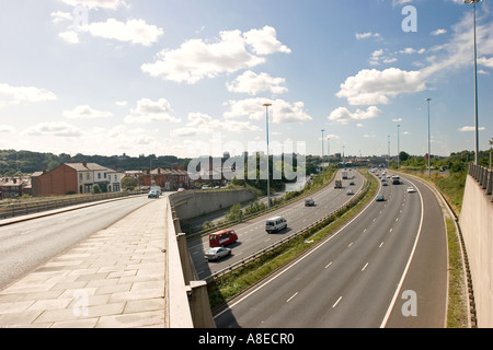 Cheshire Stockport Brinnington M60-Autobahn Stockfoto