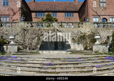 Historische Villa am Port Lympne Kent England Stockfoto