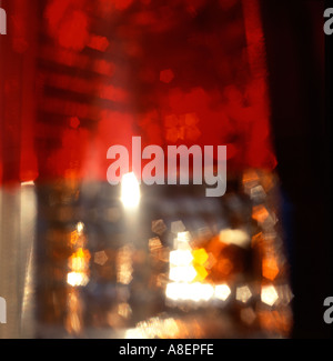 Rote und gelbe Licht Fraktale. Stockfoto