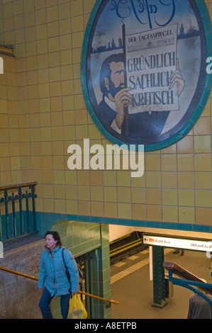 U-Bahn-Station Wittenbergplatz in Berlin-Deutschland-EU Stockfoto