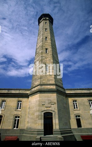 Leuchtturm PHARE des Baleines aus dem 19. Jahrhundert auf der Ile de Re France Stockfoto