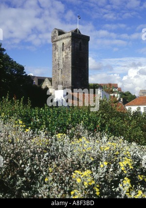 dh DYSART FIFE St Leibeigenen Turm Stockfoto