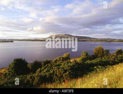 dh Bishop Hill LOCH LEVEN KINROSS Naturschutzgebiet schöne schottische Lochs in fünf schottland großbritannien Stockfoto