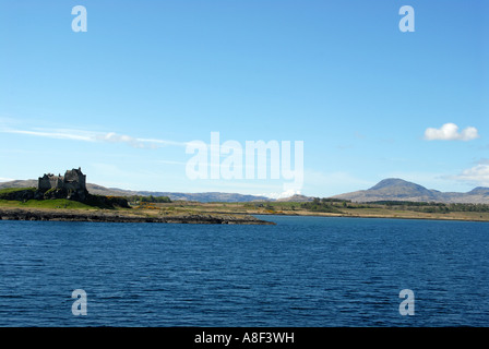 Duart Castle ist die älteste bewohnte Burg auf der Isle of Mull, Heimat von 28. Chief des Clan Maclean. Stockfoto