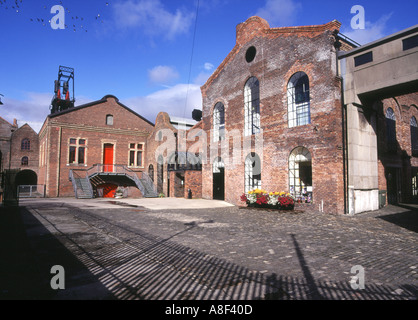 dh Mining Museum NEWTONGRANGE LOTHIAN Scottish Mining Museum Eingang Gebäude Zeche Kohle Zechenhaus Stockfoto
