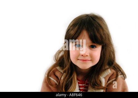 6 Jahre altes Mädchen Stockfoto
