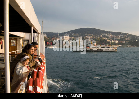 Fähre nach Buyukada, einer der die Prinzeninseln im Marmarameer, Türkei Stockfoto