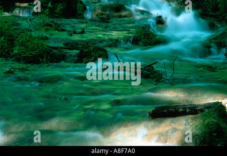 Bad Urach Wasserfall, Bad Urach Schwäbische Alb Deutschland Stockfoto