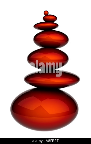 Zen Steinen Stockfoto