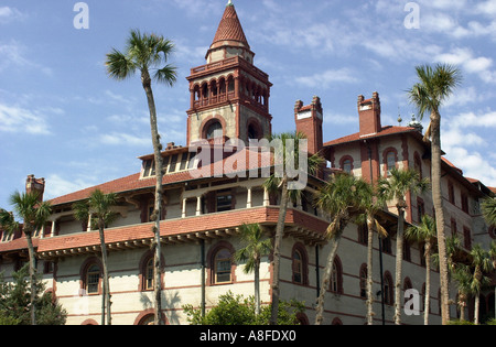 Flagler College im ehemaligen Hotel Ponce De Leon in Saint Augustine, Florida. Digitale Fotografie Stockfoto