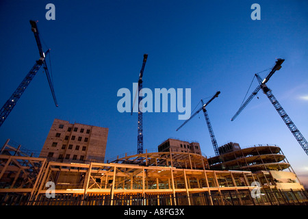 Bau In Arbeit am Standort der neuen University Hospital Birmingham Selly Eiche West Midlands England UK Stockfoto