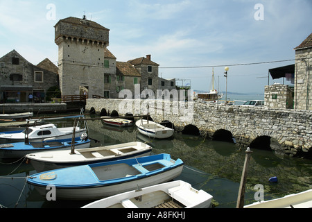 Kastel Gomilica in Kastela Bereich in der Nähe von Trogir Adria Dalmatien Adria Kroatien Stockfoto