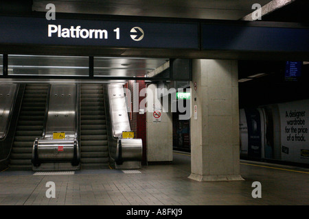 Kings Cross u-Bahnstation Sydney New South Wales Australien. Stockfoto