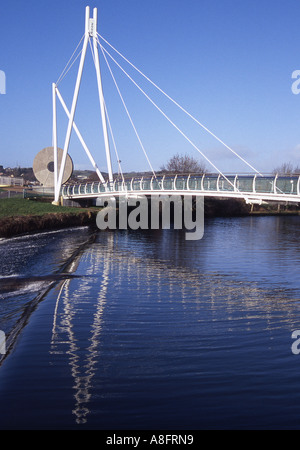 Millers Crossing Fußweg und Zyklus Brücke über den Fluss Exe in Exeter, Devon Stockfoto