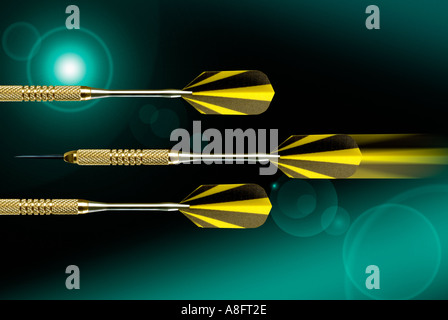 Darts Dartpfeile Stockfoto