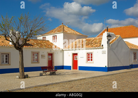 Porto Cova Dorfanger Algarve Beja District Portugal EU-Nordeuropa Stockfoto